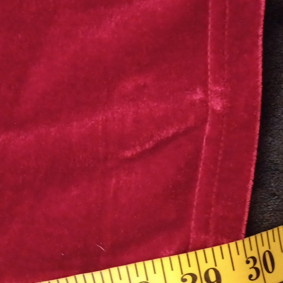 KILLSTAR RED RUBY VELVET LEGGINGS 4X RUNS SMALL Hemmite - Picture 4 of 5